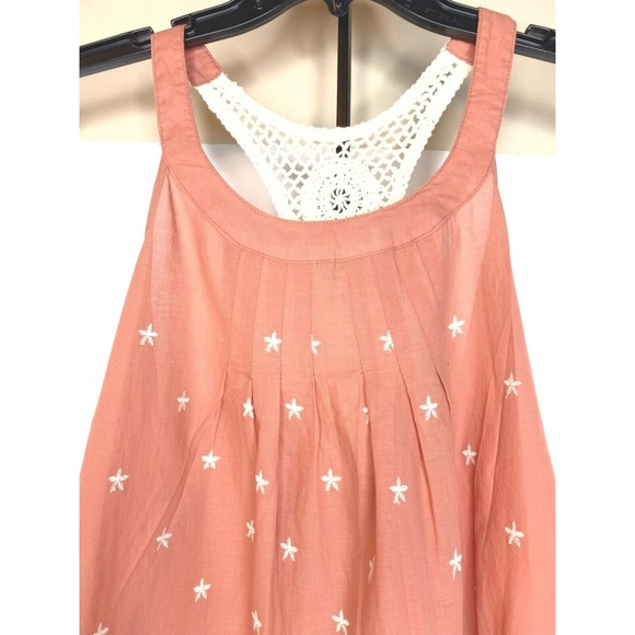 XXI, Dusty Pink, Embrodered Crochet Tank Top, Women, Sz Large - Picture 3 of 11